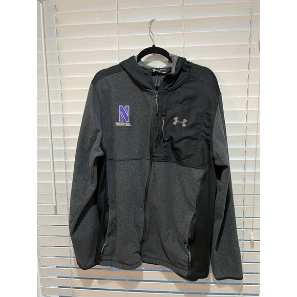 Under Armour Northwestern Wildcats Basketball Fleece Jacket - Size XL‎ - Picture 1 of 3